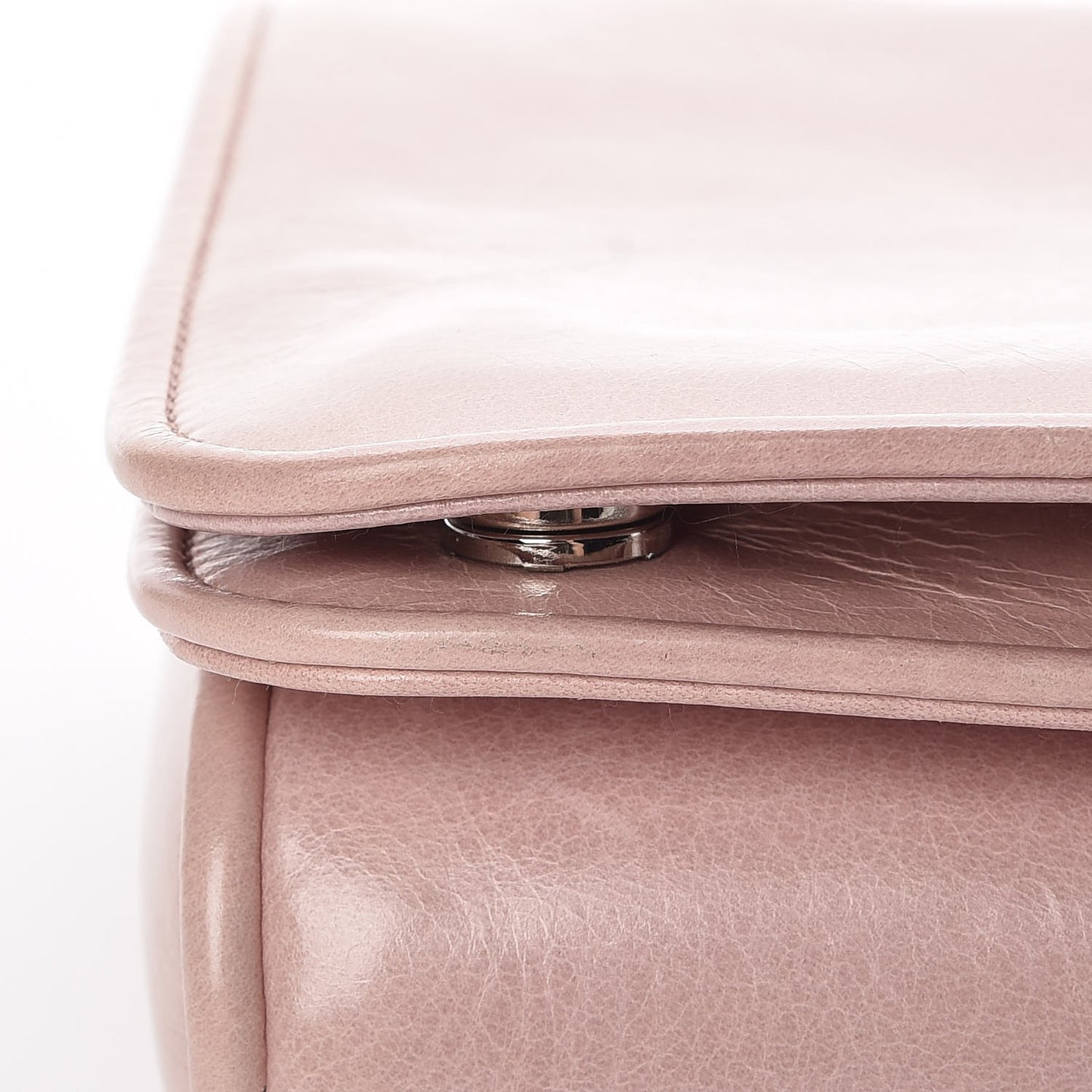 Vitello Shine Club Shoulder Bag Mughetto