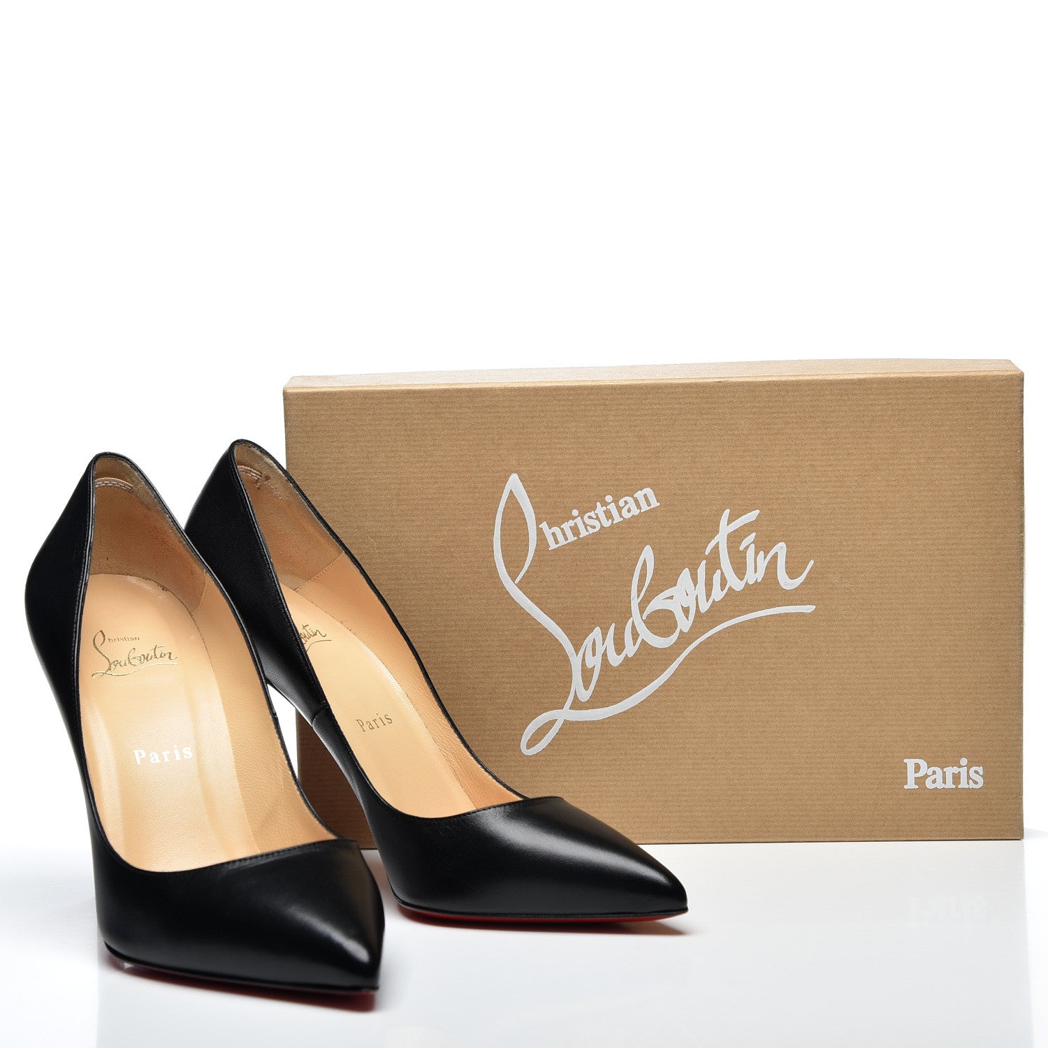 Christian Louboutin Kid Pigalle 100 Pumps 39 Black 10 of 10