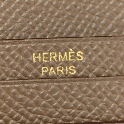 Hermes Epsom Bearn Compact Wallet Etoupe 8 of 11