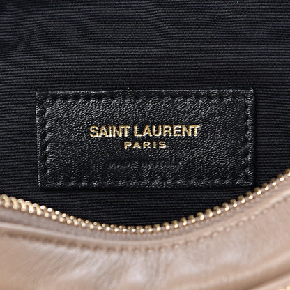 Saint Laurent Lambskin Diamond Quilted Angie Chain Bag Dusty Grey 7 of 10