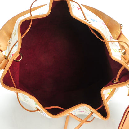 Louis Vuitton Monogram Multicolor Petit Noe White 5 of 7