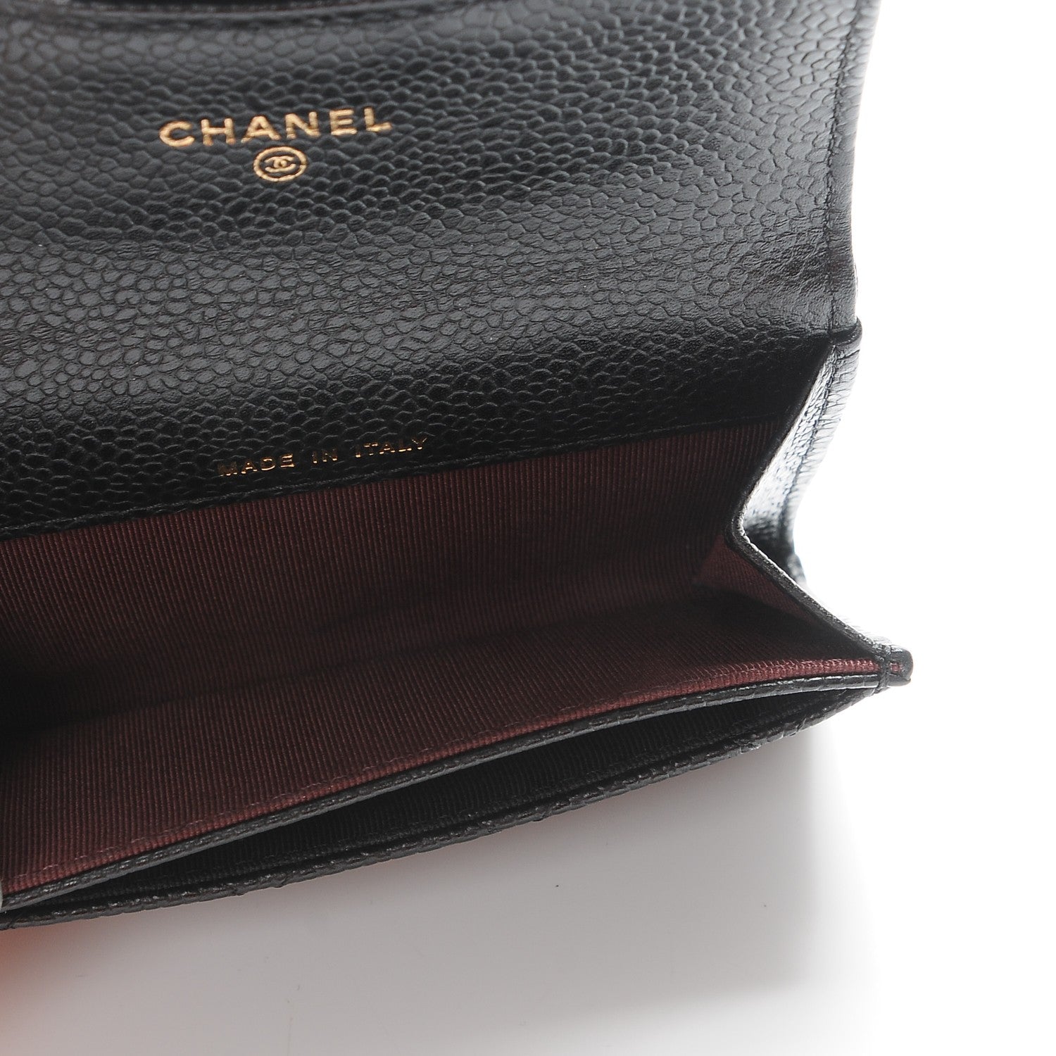 Chanel Caviar Quilted Flap Card Holder Black 6 of 9
