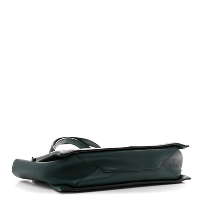 Celine Smooth Calfskin Medium Tri-Fold Bag Bottle Green 4 of 14