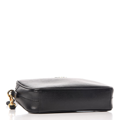 Prada Saffiano Small Camera Crossbody Bag Black 4 of 10