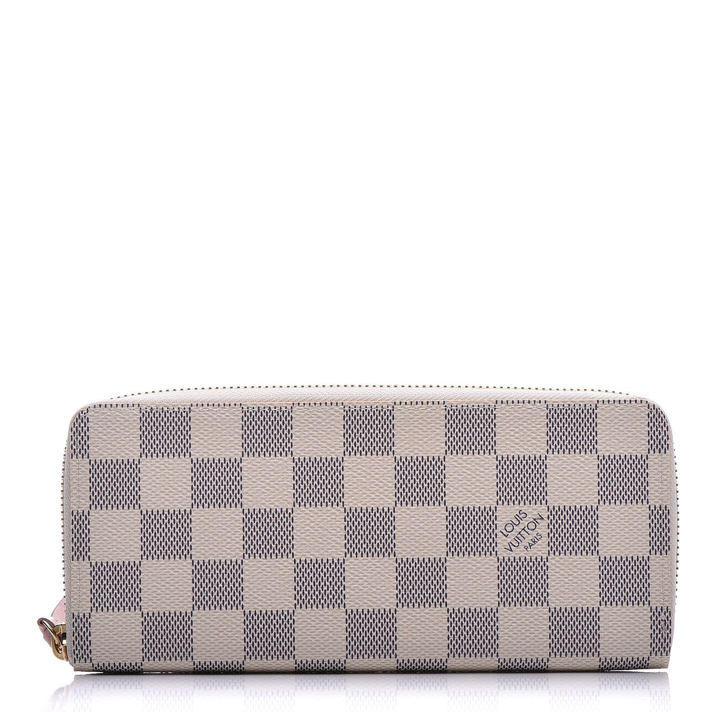 Damier Azur Clemence Wallet Rose Ballerine