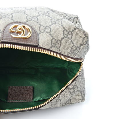 Gucci Soft GG Supreme Monogram Calfskin Medium Ophidia Cosmetic Case Beige Ebony New Acero 4 of 8