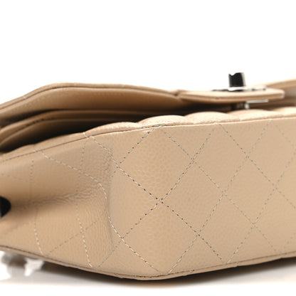 Chanel Caviar Quilted Small Double Flap Beige 9 of 10