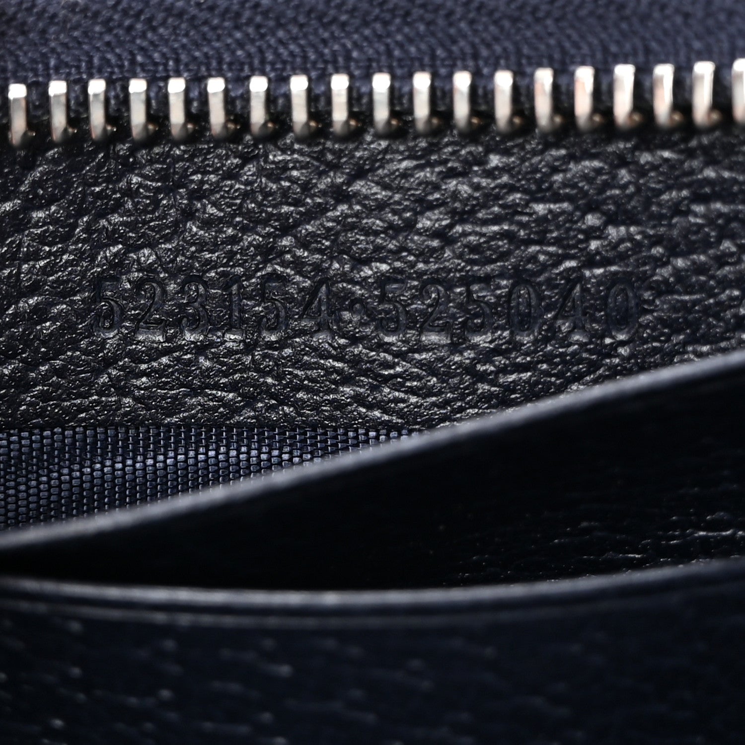 Gucci GG Supreme Monogram Textured Dollar Calfskin Web Ophidia Zip Around Wallet Beige Blue 7 of 8