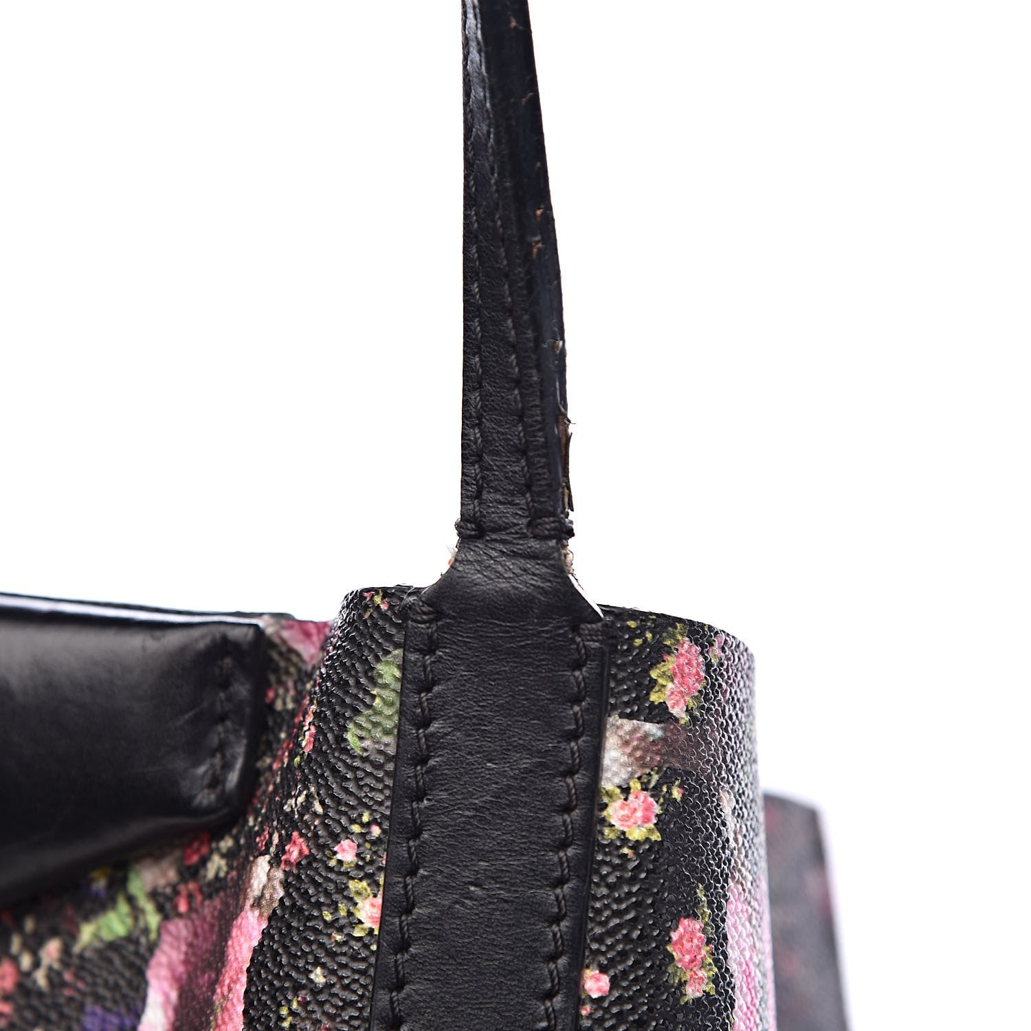 Givenchy Textured Coated Canvas Roses Camouflage Print Large Antigona Tote Black 15 of 18