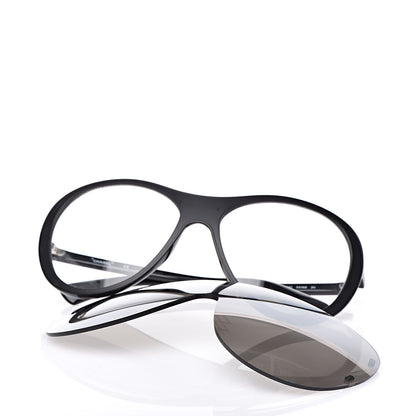 Chanel Clip On Sunglasses 71230 Mirror Grey Black 12 of 13