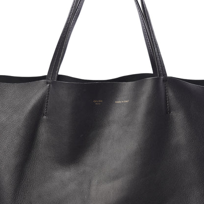 Celine Grained Calfskin Horizontal Cabas Black 9 of 9