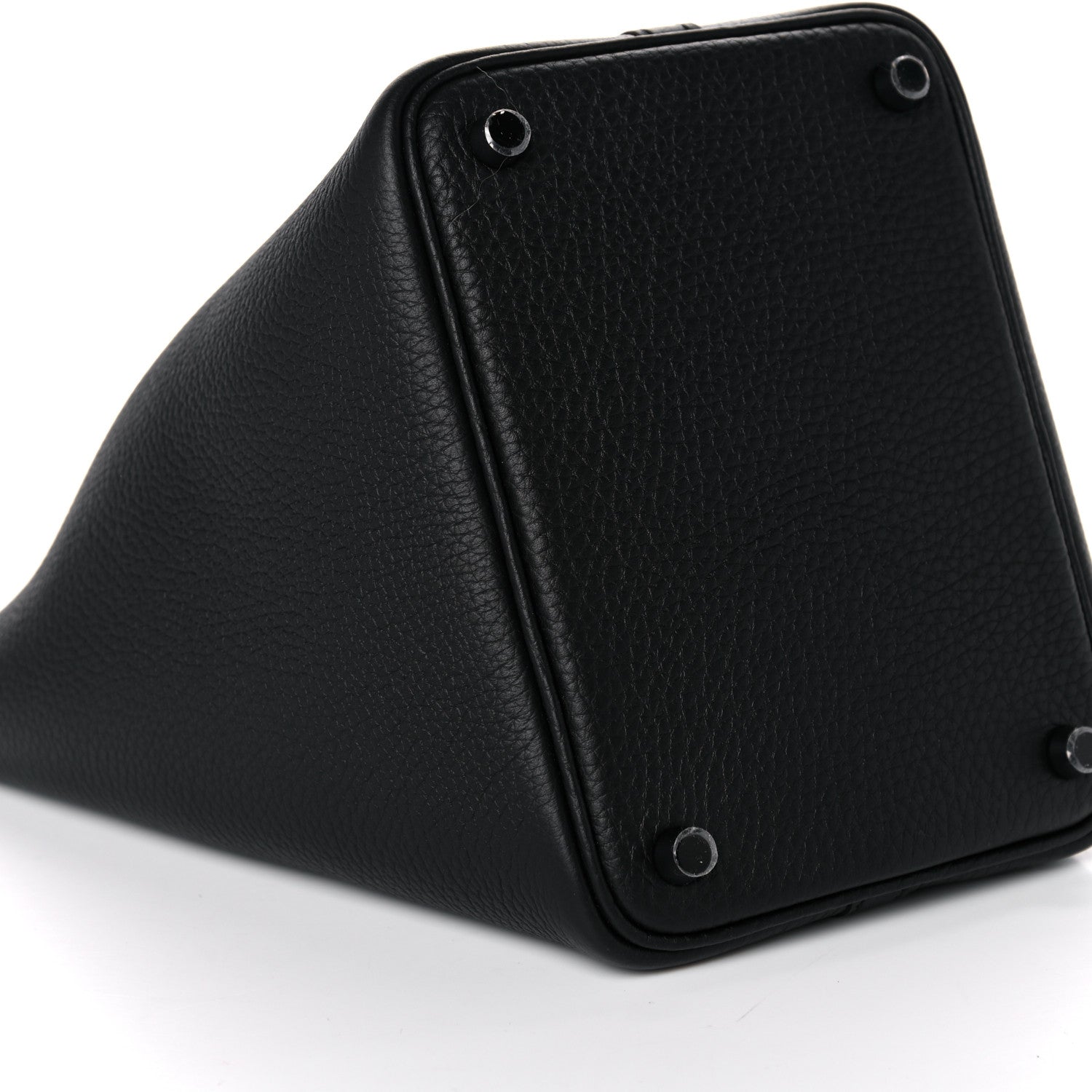 Hermes Taurillon Clemence Monochrome Picotin Lock 18 PM Black 7 of 9