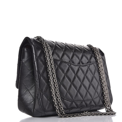 Chanel Aged Calfskin Quilted 2.55 Reissue 226 Flap Black 5 of 9