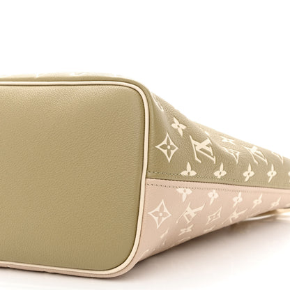 Louis Vuitton Empreinte Monogram Spring In The City Neverfull MM Kaki Beige Cream 9 of 9
