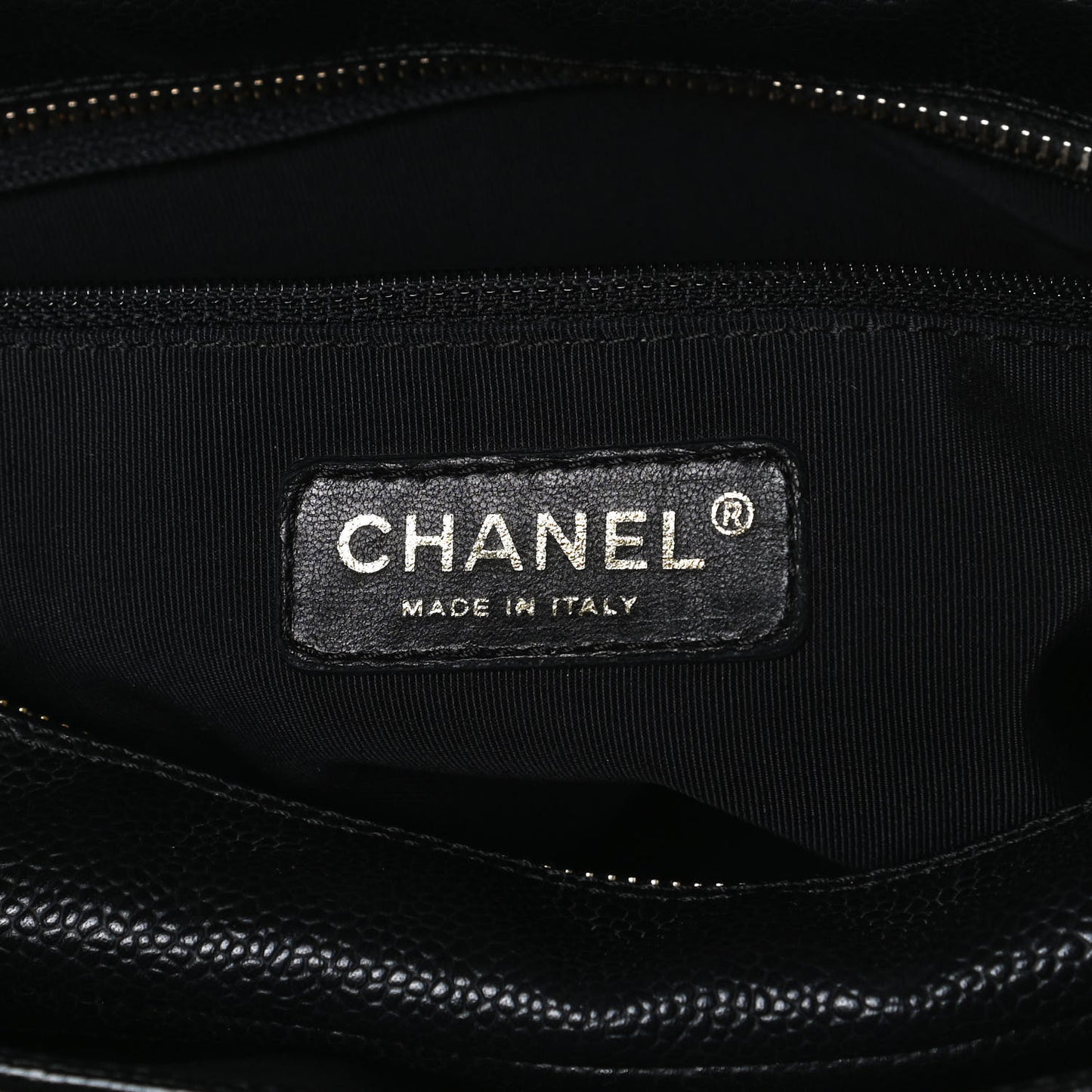 Caviar Quilted Petit Timeless Tote PTT Black
