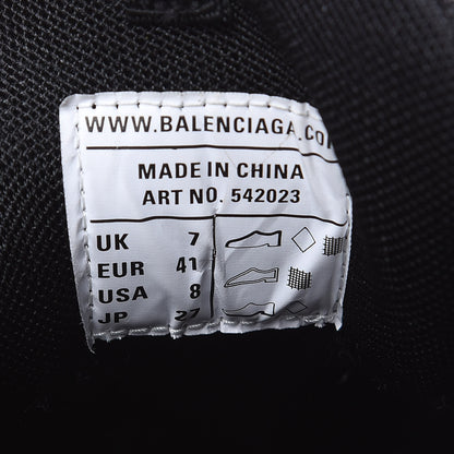 Balenciaga Mesh Nylon Mens Track Sneakers 41 Yellow Black White 6 of 10