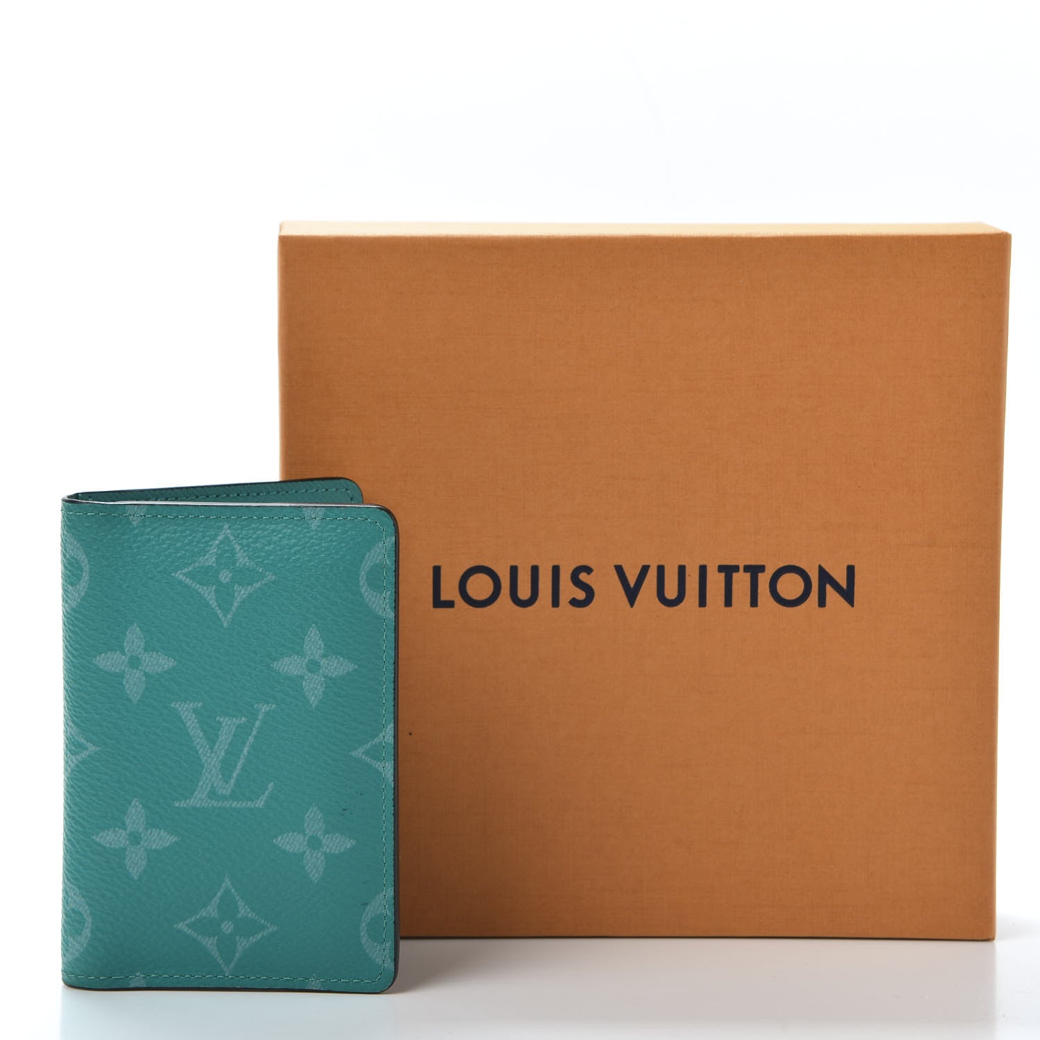 Louis Vuitton Monogram Taiga Pocket Organizer Vert 9 of 9