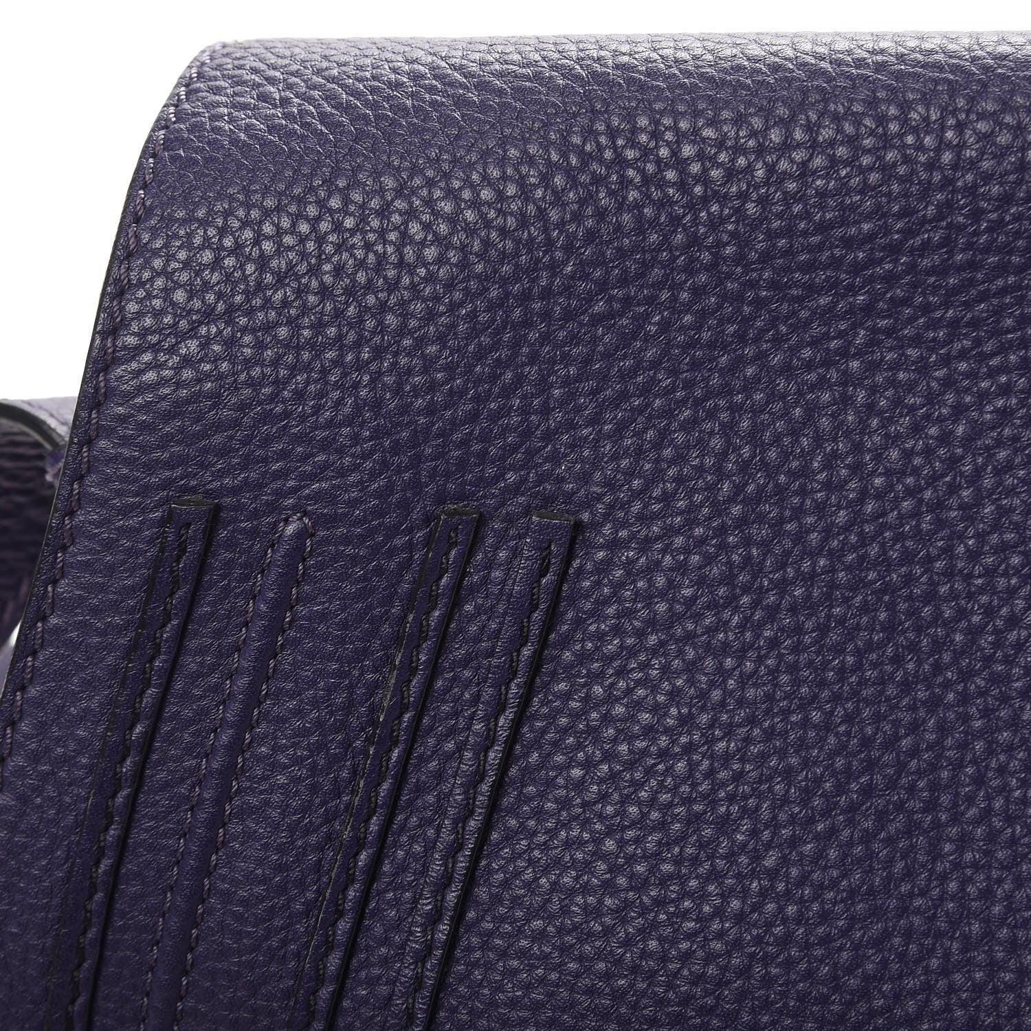 Chloe Grained Calfskin Medium Marcie Saddle Bag Storm Blue 9 of 10