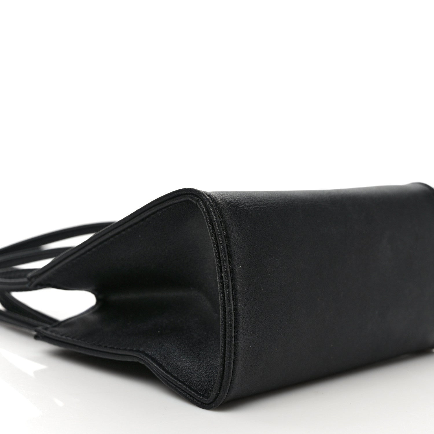 Telfar Vegan Leather Small Shopping Bag Black 8 of 9