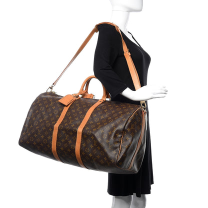 Louis Vuitton Monogram Keepall Bandouliere 55 2 of 13