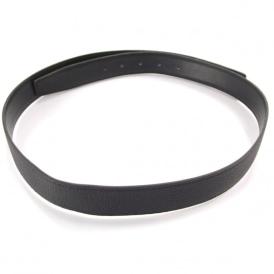 Hermes Clemence Box Reversible Belt Strap Noir 95 2 of 4