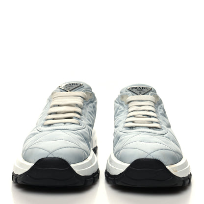 Prada Re-Nylon Piuma Metal Triangle Logo Quilted 45mm Sneakers 39.5 Fiordaliso 2 of 10