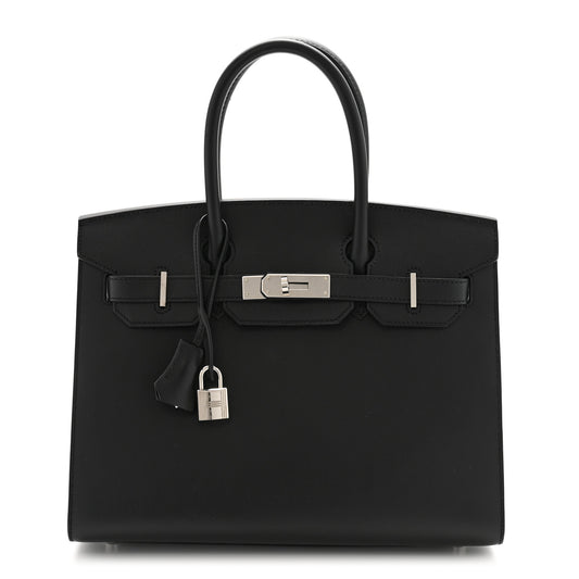 Madame Calfskin Birkin Sellier 30 Black