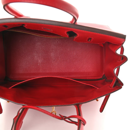 Hermes Epsom Birkin 30 Rouge Casaque 5 of 10