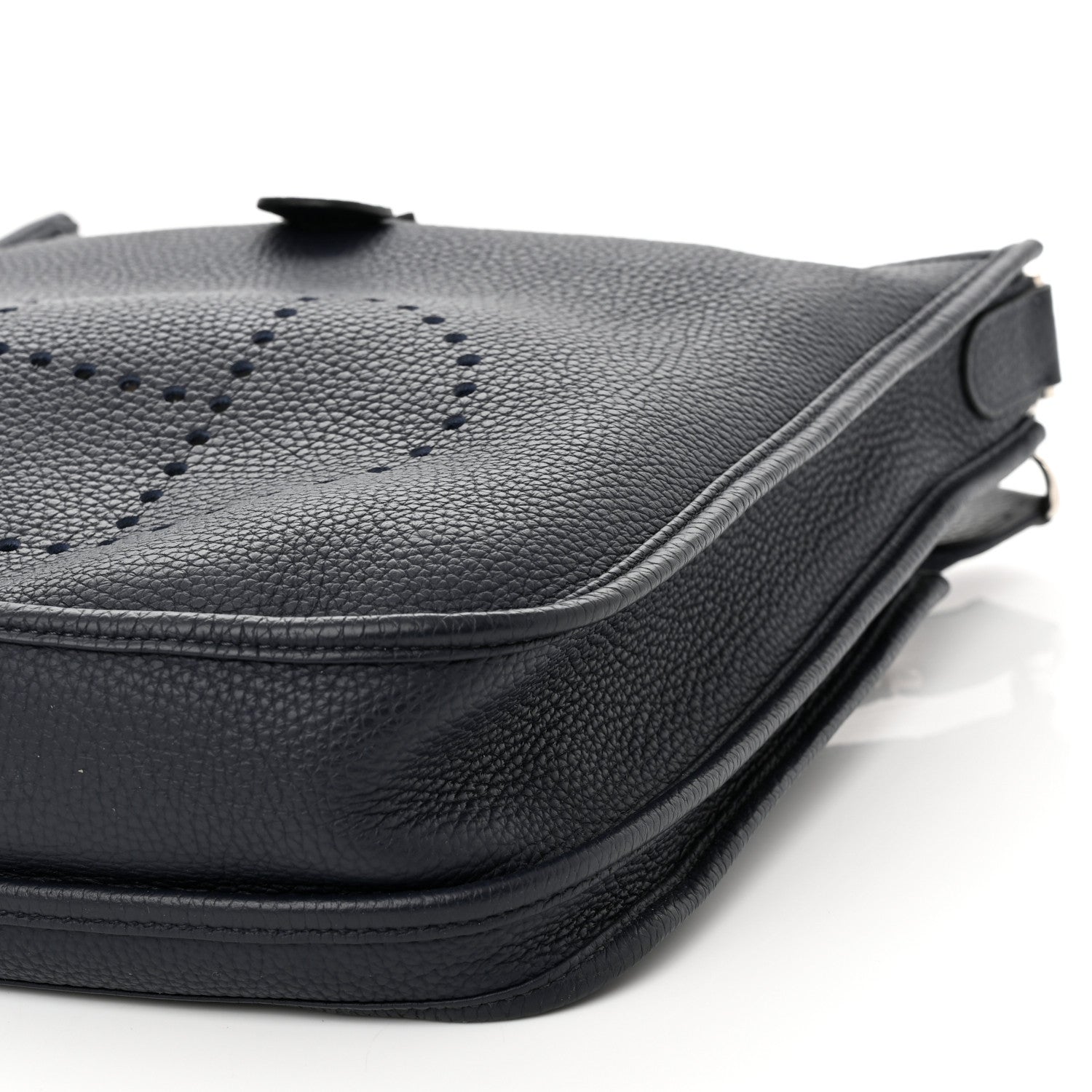 Hermes Taurillon Clemence Evelyne III PM Bleu Nuit 9 of 10