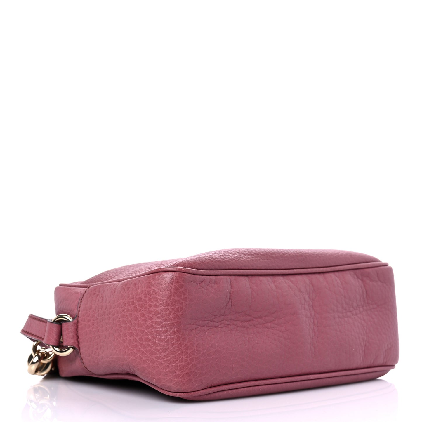 Pebbled Calfskin Small Soho Disco Bag Peonia Flower