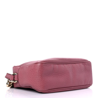 Gucci Pebbled Calfskin Small Soho Disco Bag Peonia Flower 4 of 18