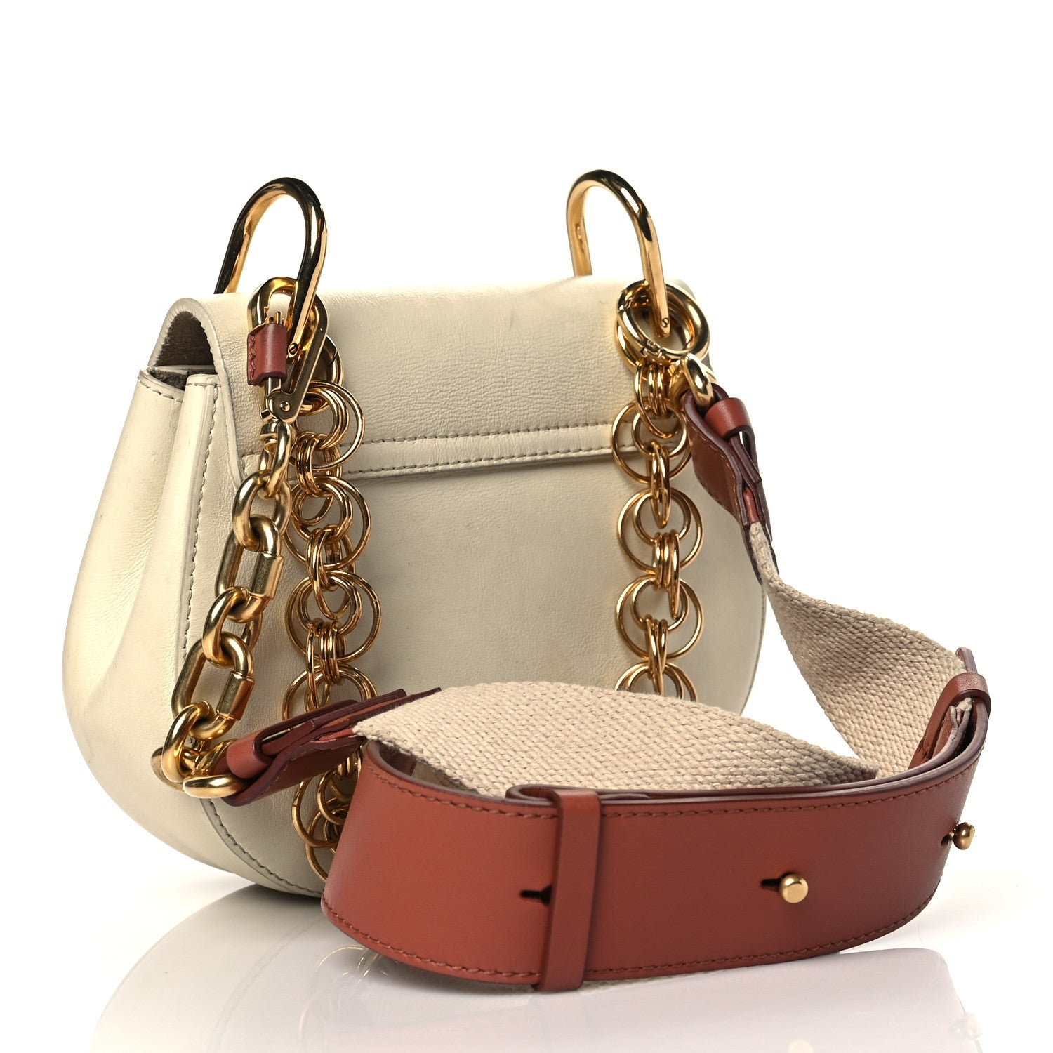 Chloe Calfskin Printed Mini Drew Bi-Color Shoulder Bag Light Multicolor 2 of 16