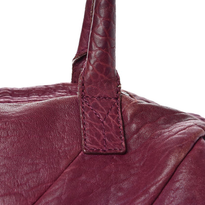 Saint Laurent Pebbled Lambskin Medium Easy Sac Purple 18 of 18