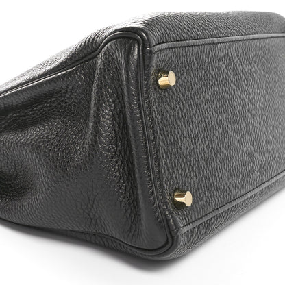 Hermes Taurillon Clemence Kelly Retourne 28 Black 9 of 10