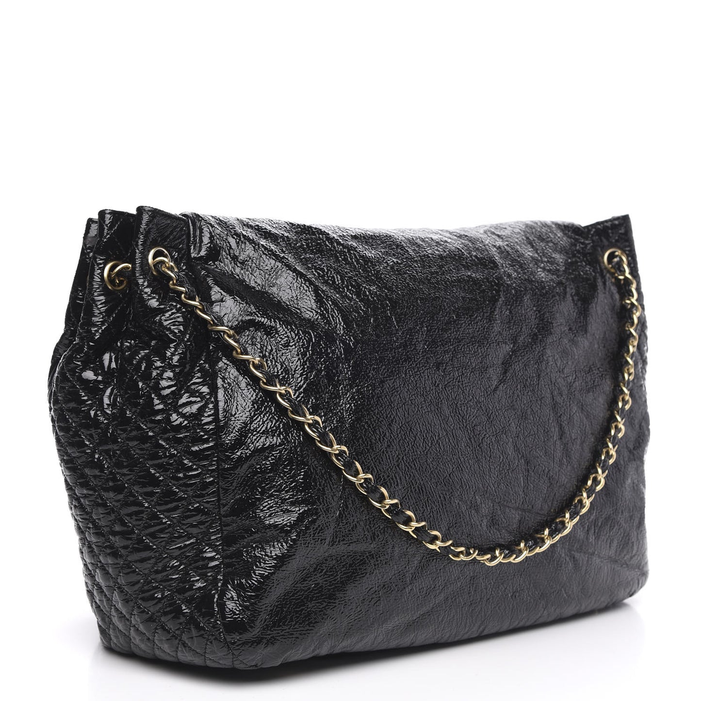 Vinyl XXL Rock and Chain Flap Black
