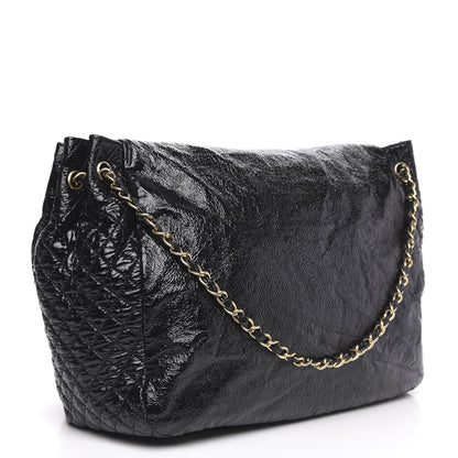 Chanel Vinyl XXL Rock and Chain Flap Black 3 of 12