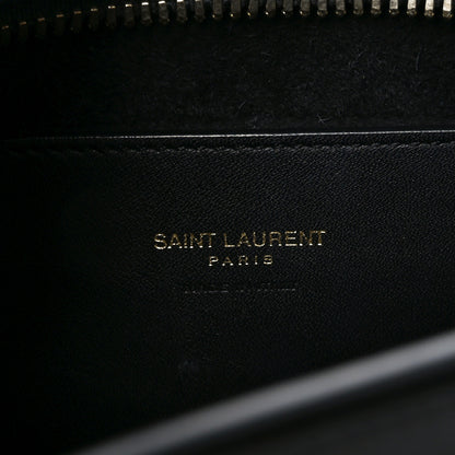 Saint Laurent Calfskin Monogram Baby Cabas Black 6 of 10