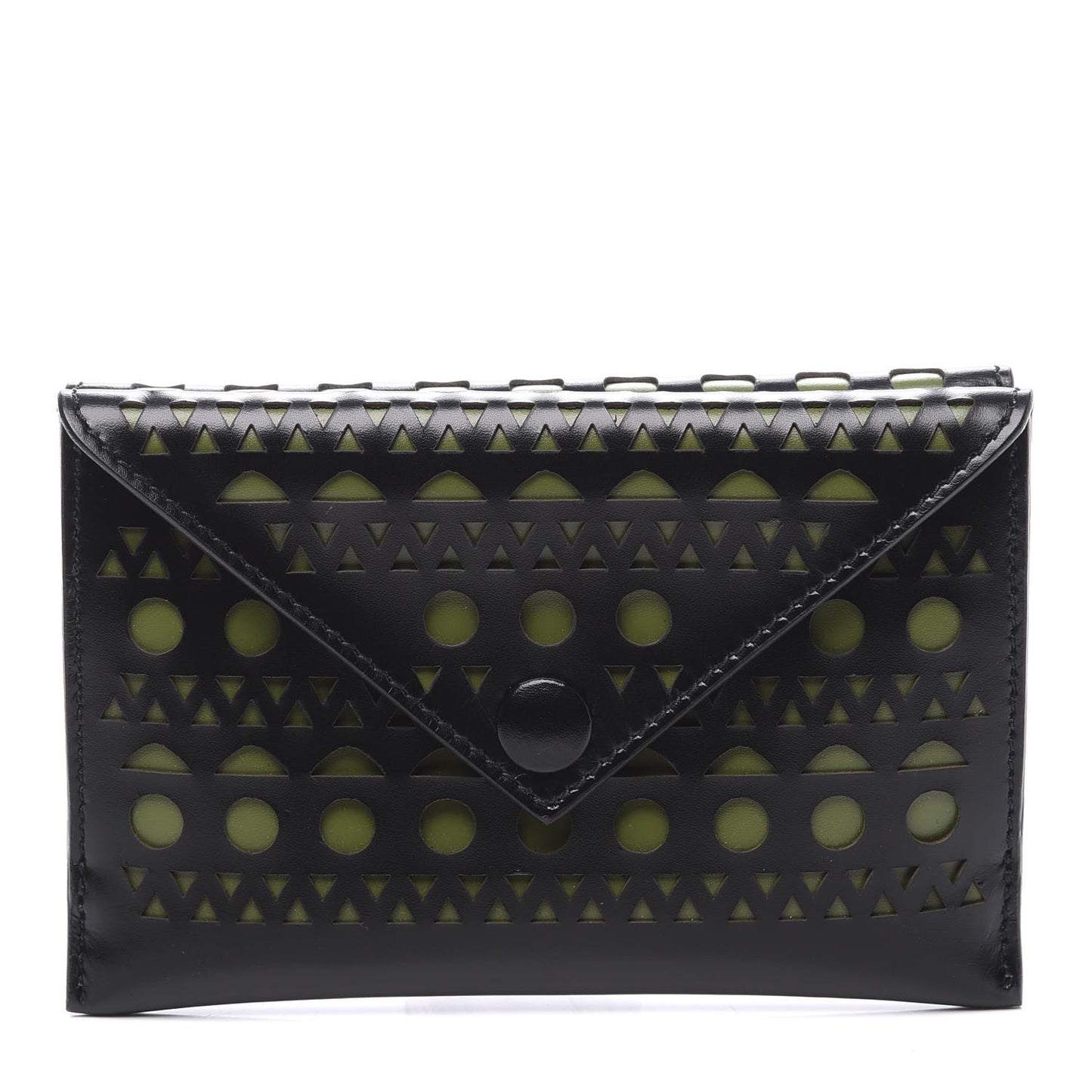 Calfskin Laser Cut iPhone Case Black