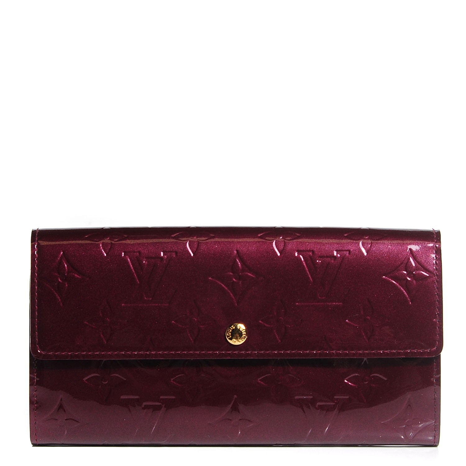 Louis Vuitton Vernis Sarah Wallet Rouge Fauviste 1 of 8