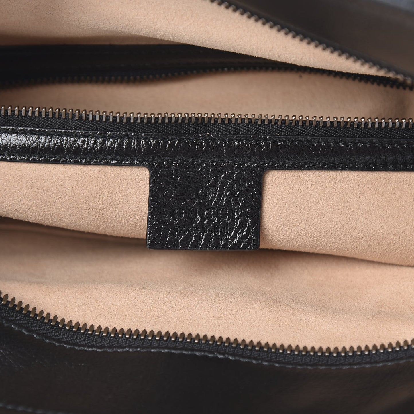 Azalea Calfskin Matelasse Large GG Marmont Slim Tote Black