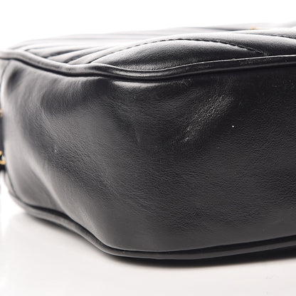 Saint Laurent Calfskin Matelasse Monogram Lou Camera Bag Black 5 of 13