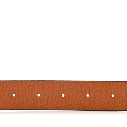 Louis Vuitton Taurillon Calfskin 30mm LV Initiales Reversible Belt 90 36 Black 5 of 6