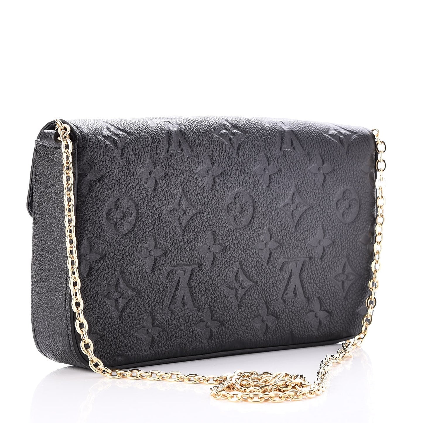 Empreinte Pochette Felicie Chain Wallet Black