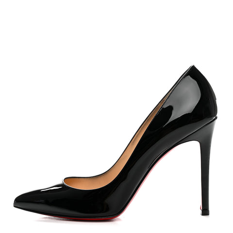 Christian Louboutin Patent Pigalle 100 Pumps 38 Black