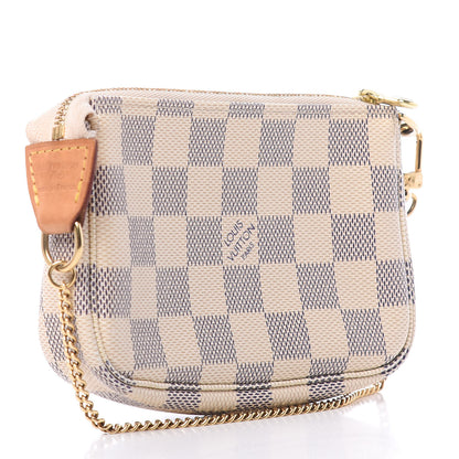 Louis Vuitton Damier Azur Mini Pochette Accessories 3 of 11
