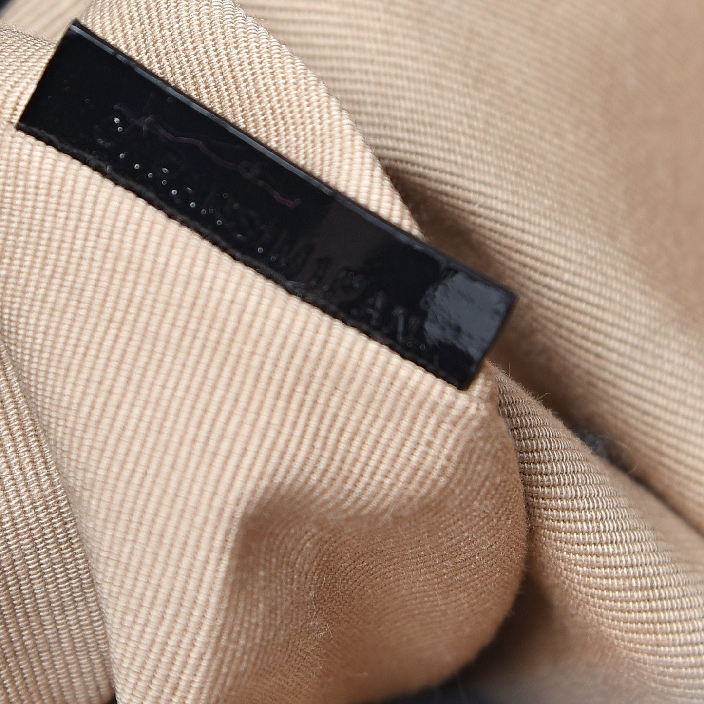 Patent Nova Check Small Bilmore Tote Black
