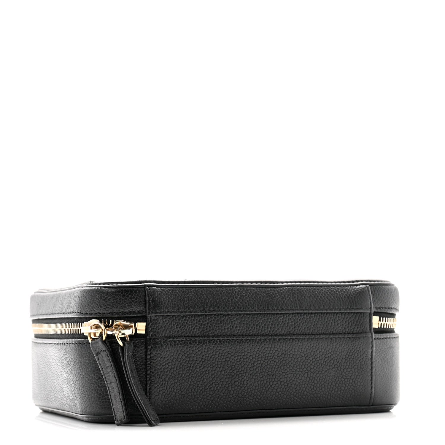 Chanel Caviar Quilted Medium CC Filigree Vanity Case Black 4 of 13