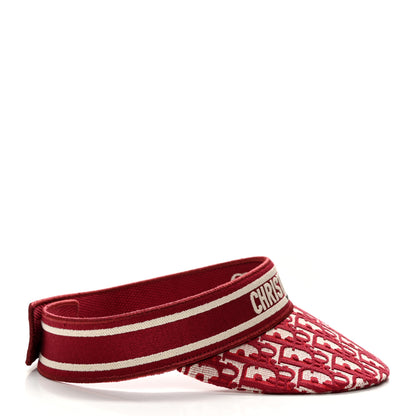 Christian Dior Oblique Embroidered D-Smash Visor Red 5 of 7