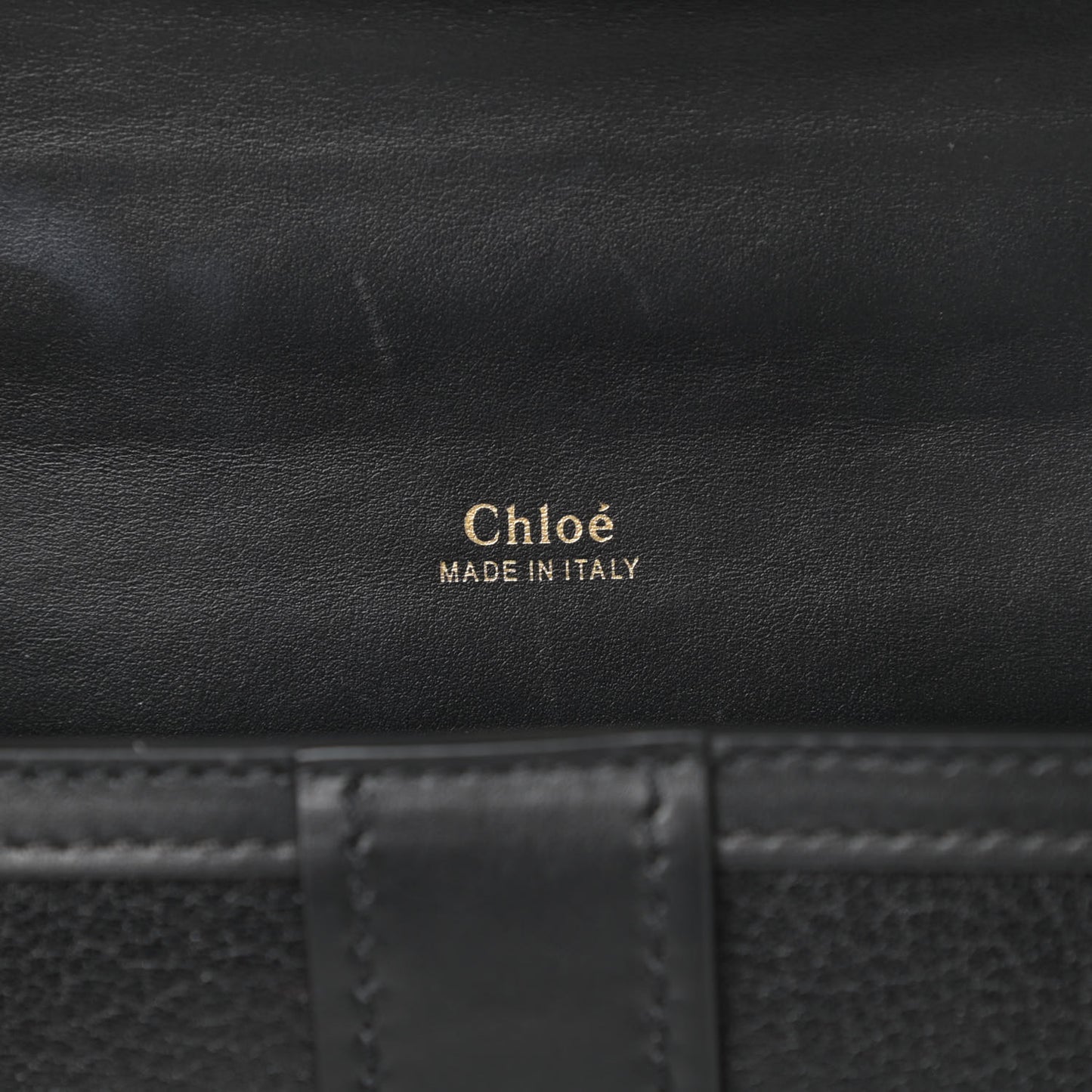 Shiny Goatskin Calfskin Mini Aby Chain Shoulder Bag Black