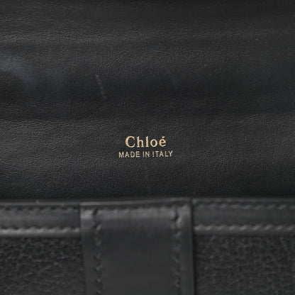 Chloe Shiny Goatskin Calfskin Mini Aby Chain Shoulder Bag Black 6 of 12